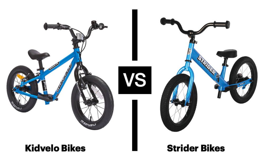 Strider Balance Bikes Vs Kidvelo Balance Bikes