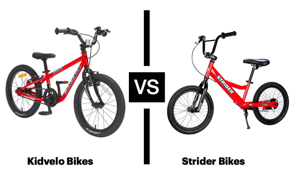 Strider Balance Bikes Vs Kidvelo Balance Bikes