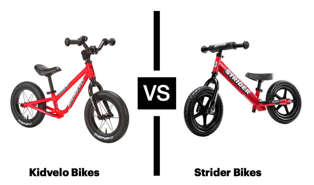 Strider Balance Bikes Vs Kidvelo Balance Bikes