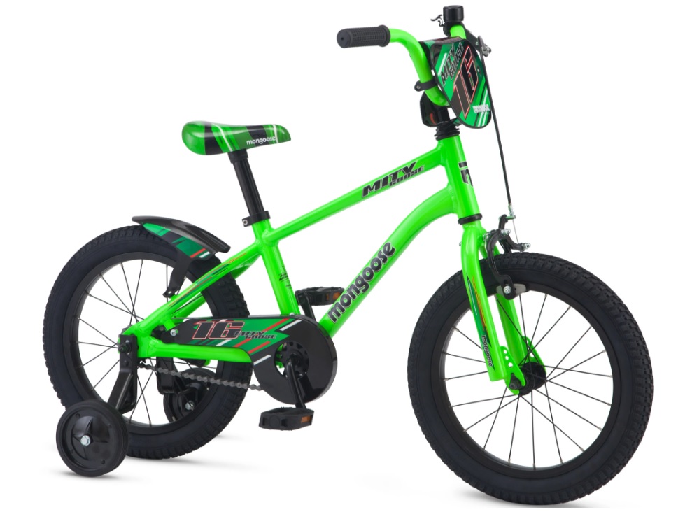 Mongoose 16&Quot; Mitygoose Kids Bike Bright Green
